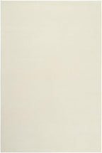 Hand-Tufted Wool Runner Area Rug – Soft Premium Wool Carpet for Living Room, Bedroom & Home Décor – 2.6X8 ft| Dusty White – Durable, Non-Slip Backing, Handcrafted Rug