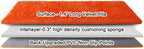 Fluffy Area Rugs for Living Room, Soft Shaggy Carpets for Living Room, Upgrade Anti-Slip Fuzzy Rugs for Kids' Room, Perfect Decor for Modern Home Orange 2x6 Feet