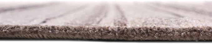 Alfa Rich 4x6 White Black Gray Washable Area Rugs for Living Room Bedroom Kitchen Cotton Decor Rug