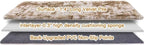 Fluffy Area Rugs for Living Room, Soft Shaggy Carpets for Living Room, Upgrade Anti-Slip Fuzzy Rugs for Kids' Room, Perfect Decor for Modern Home Tie Dye Camel 2x6Feet