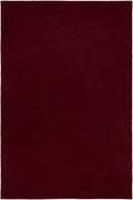 Hand-Tufted Wool Square Area Rug – Soft Premium Wool Carpet for Living Room, Bedroom & Home Décor – 10X10 ft| Deep Wine – Durable, Non-Slip Backing, Handcrafted Rug