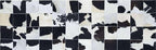 Sn Alef Home Black & White Round Rug | Checkered Floral Designer Carpet for Living Room | Handcrafted Circular Floor Mat for Home Decor & Meditation Space(7x7)