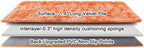 Fluffy Area Rugs for Living Room, Soft Shaggy Carpets for Living Room, Upgrade Anti-Slip Fuzzy Rugs for Kids' Room, Perfect Decor for Modern Home Tie Dye Orange 2x6Feet