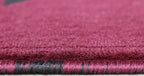YHSF South West Native American Area Rug C318 - Easy Clean, Thick, Soft, Durable Native Tribal American Indian Inspired Rug for Bedroom/Living Room and More - Burgundy, 3 ft 10 in x 5 ft 2 in