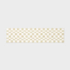 EVERGRACE Checkered Plaid Area Rug, Soft Fuzzy Faux Wool, 2x8, Washable Anti Slip Long Runner Carpet for Entryway, Bedroom, Living Room, Hallway, Kitchen, Dining Room and Laundry, Beige