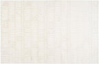 Revival Rugs Shell 5'3"x7'10" Washable Area Rug for Living Room Bedroom - 100% Recycled Oeko-TEX Certified, Medium Pile, Beige, Cream