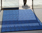 WaterHog Diamond | Commercial-Grade Entrance Mat with Rubber Border – Indoor/Outdoor, Quick Drying, Stain Resistant Door Mat (Charcoal, 3' x 10')