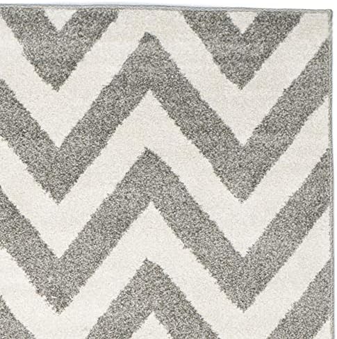 SAFAVIEH Adirondack Collection Runner Rug - 2'6" x 8', Silver & Black, Modern Ombre Design, Non Shedding & Easy to Clean, Ideal for Hallway, Foyer, Kitchen, Entryway, Bedroom (ADR113A)
