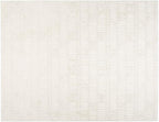 Revival Rugs Shell 7'10"x10' Washable Area Rug for Living Room Bedroom - 100% Recycled Oeko-TEX Certified, Medium Pile, Beige, Cream