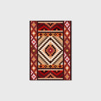 Vintage Boho Area Rugs Multicolor Ethnic Style Geometric Splicing Carpets Bedroom Living Room Kitchen Floor Mats Indoor Outdoor Non-Shedding Runner Rug Home Décor Carpet 3' X 3'