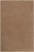 Hand-Tufted Wool Round Area Rug – Soft Premium Wool Carpet for Living Room, Bedroom & Home Décor – 8X8 ft| Chestnut – Durable, Non-Slip Backing, Handcrafted Rug