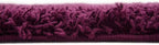 Unique Loom Solid Shag Collection Area Rug (8'x 11' Rectangle, Eggplant Purple)