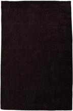 Rugsotic Carpets Hand Knotted Gabbeh Wool 5'x8' Area Rug Solid Brown L00111
