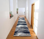 Keen Home Design Area Runner Rugs - 2x8 Non-Shedding, Abstract Runner for Kitchen, Living Room, Bedroom, Dining Room, Entryway - Size: 2'8" x 7'7", Multi