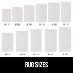 GORILLA GRIP Bath Rug Mat 48x17, Thick Soft Absorbent Chenille, Quick Dry Microfiber Mats, Rubber Backing Washable Shower Floor Rugs, Bathmat Runner, US Designed Bathroom Home Decor Accessories White