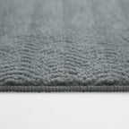 Faux Cashmere Area Rug - 5x7 Modern Low Pile Non-Slip Carpet for Living Room Bedroom, Gray