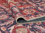Keen Home Design 9x12 Rug - Machine Washable Area Rug with Non-Slip Backing, Ideal for Living Room, Dining Room, Bedroom - Vintage, Easy Clean, Durable, Low Pile Rug - (9' x 12')