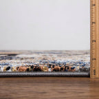 Keen Home Design Area Rugs - 2x14 Non-Shedding, Abstract Rugs for Kitchen, Living Room, Bedroom, Dining Room, Entryway - Size: 2'8" x 14', Multi