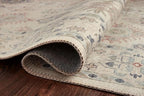 Loloi Hathaway Collection HTH-04 Beige/Multi 5'-0" x 7'-6", .25" Thick Area Rug, Soft, Durable, Printed, Modern, Low Pile, Non-Shedding, Easy Clean, Living Room Rug