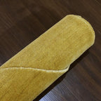 Hand Knotted Loom Wool ECO-Friendly Area Rugs - 10'x10', Octagon, Gold Color, Solid Plain Design, High Pile Thick Handmade Anti Skid Area Rugs for Living Room, Bed Room (L00111)