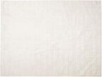 Revival Rugs Shell 9'2"x12'2" Washable Area Rug for Living Room Bedroom - 100% Recycled Oeko-TEX Certified, Medium Pile, Beige, Cream