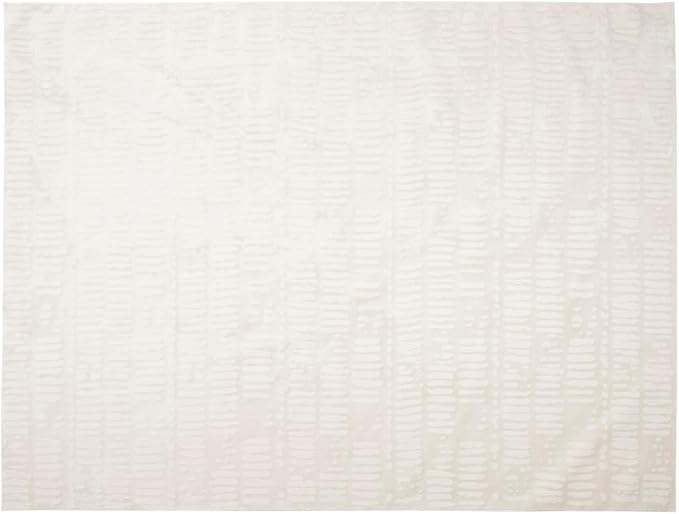 Revival Rugs Shell 9'2"x12'2" Washable Area Rug for Living Room Bedroom - 100% Recycled Oeko-TEX Certified, Medium Pile, Beige, Cream