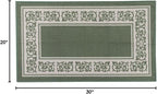 Floral Border Rug