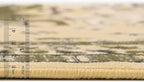 Unique Loom Taftan Collection Border Geometric Tribal Inspired Design Area Rug, 4 ft x 6 ft, Gold/Gray