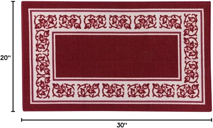 Floral Border Rug