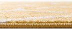 Rugs.com Lattice Frieze Collection Rug – 2' x 3' Yellow Medium Rug Perfect for Living Rooms, Large Dining Rooms, Open Floorplans