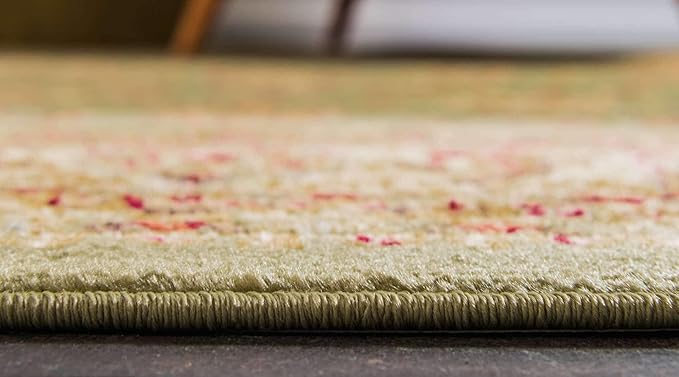 Unique Loom Voyage Collection Traditional Oriental Classic Intricate Design Area Rug (2' 2 x 3' 0 Rectangular, Green/Ivory)
