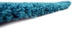 Unique Loom Solid Shag Collection Area Rug (8' Square, Turquoise)