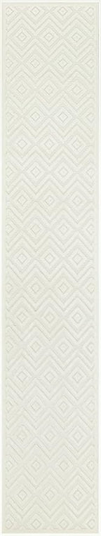 Nourison Home Versatile Ivory White 2'2" x 10' Area Rug - Easy Clean, Non Shedding, Bed Room, Living Room, Dining Room, Kitchen (10' Runner)