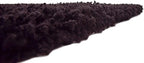 Unique Loom Solid Shag Collection Area Rug (8' Square, Jet Black)