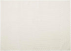 Revival Rugs Soloba 6'7"x9' Washable Area Rug for Living Room Bedroom - 100% Recycled Oeko-TEX Certified, Medium Pile, Beige, Cream