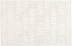 Revival Rugs Shell 3'11"x6'1" Machine Washable Area Rug for Kitchen Bedroom - 100% Recycled Oeko-TEX Certified, Medium Pile, Beige, Cream