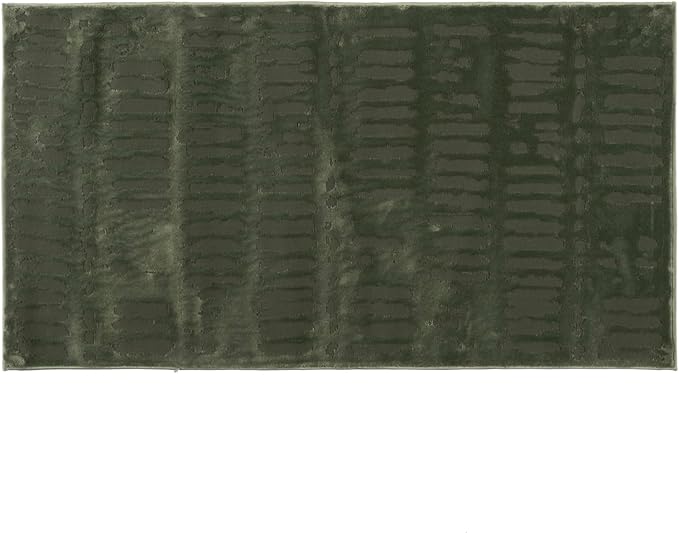 Revival Rugs Shell 2'7"x4'11" Machine Washable Area Rug for Kitchen Bedroom - 100% Recycled Oeko-TEX Certified, Medium Pile, Green
