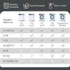 Distressed Farmhouse Area Rugs 6x9 for Living Room, Low Pile Thin Rugs for Bedroom Manchine Washable Non Slip, Dark Medallion Pinted Carpet for Dining Room Guest Room Home Office, Midnight