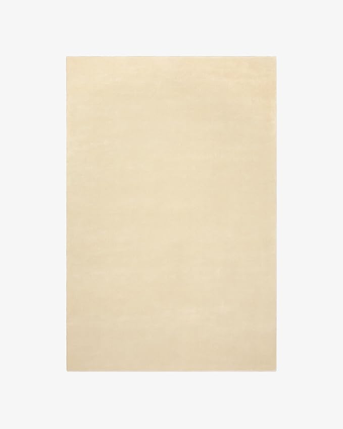 Hand-Tufted Wool Runner Area Rug – Soft Premium Wool Carpet for Living Room, Bedroom & Home Décor – 2.6X15 ft| Butter – Durable, Non-Slip Backing, Handcrafted Rug