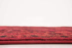 Unique Loom Tekke Collection Area Rug - Sheibani (5' 3" x 8' Rectangle, Red/ Black)