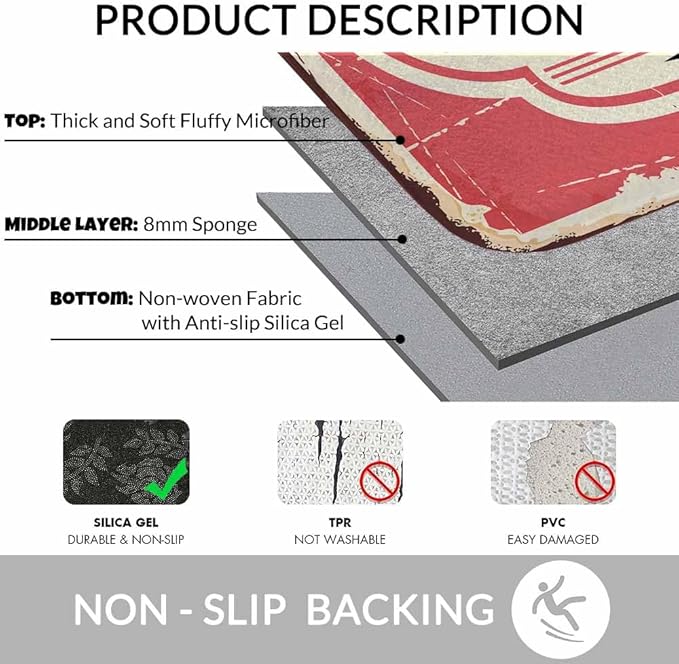 Candy Store Sign Bathroom Mat Rugs Microfiber Faux Cashmere Thick Plush Bath Mat Non-Slip Water Absorbent Bath Carpet for Bathtub Bathroom Floor Tub 20 x 30 Inch