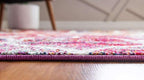 Rugs.com Lattice Frieze Collection Rug – 2' 7 x 11' Runner Multi Medium Rug Perfect for Living Rooms, Large Dining Rooms, Open Floorplans