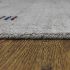 Rugsotic Carpets Hand Knotted Loom Wool 2'6''x10' Runner Area Rug Solid Green L00111