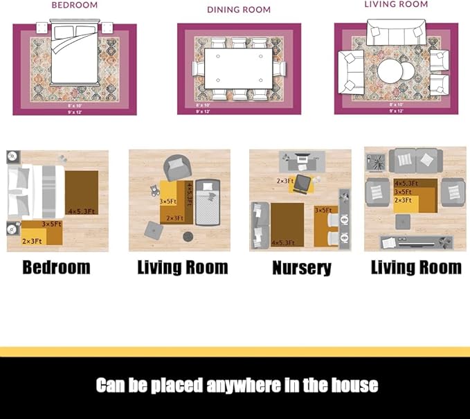 Cartoon Animal Pattern Area Rug Cute Cat Luxury Floral Decor for Carpet Farmhouse Bedroom Living Room Rugs Bathroom Kitchen Runner Mat Indoor Outdoor Non Slip Doormat 3' X 3'