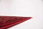 Unique Loom Tekke Collection Area Rug - Sheibani (4' 1" x 6' 1" Rectangle Red/Black)