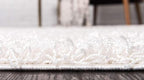 Unique Loom Solid Shag Collection Area Rug (8' x 10' Rectangle, Snow White)