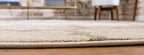 Rugs.com Lattice Collection Rug – 8 Ft Round Beige Medium Rug Perfect for Kitchens, Dining Rooms