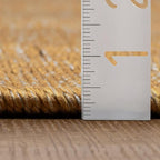 LUXE WEAVERS Modern Farmhouse Yellow 8x10 Washable Area Rug, Anti-Slip Diamond Pattern Carpet