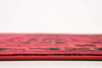 Unique Loom Tekke Collection Area Rug - Sheibani (6' 1" x 9' Rectangle, Red/ Black)