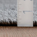 LUXE WEAVERS Modern Farmhouse Gray 9x12 Washable Area Rug, Anti-Slip Diamond Pattern Carpet
